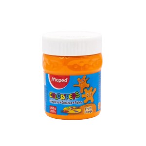 MAPED TEMPERA EN POTE 250gr NARANJA